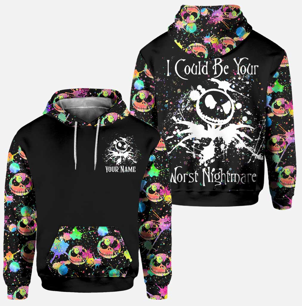 Personalized Nightmare Hoodie and Leggings Custom Name Gift Hoodie & Leggings GradoCreations
