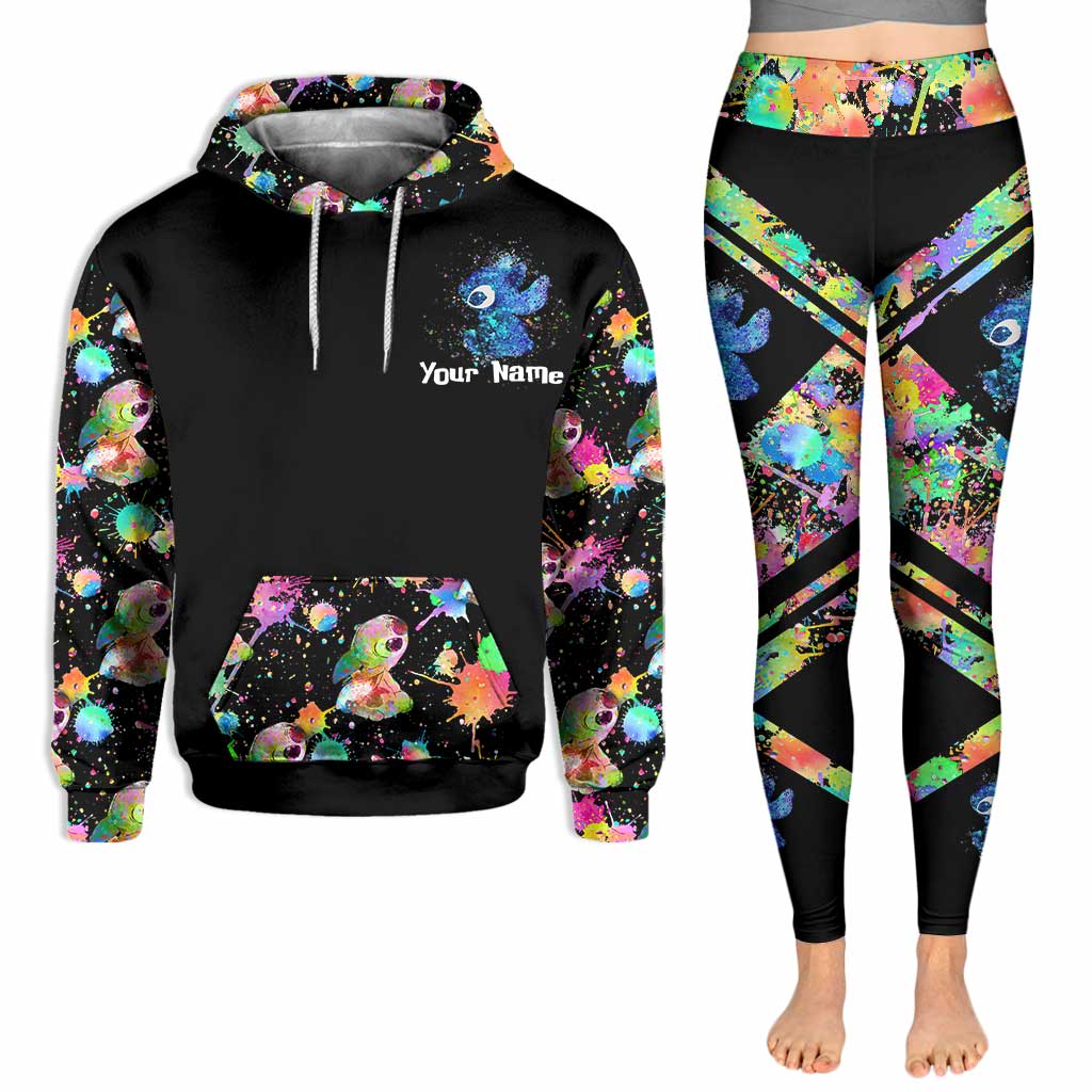 Personalized Hoodie and Leggings Custom Name for Birthday Christmas Hoodie & Leggings GradoCreations