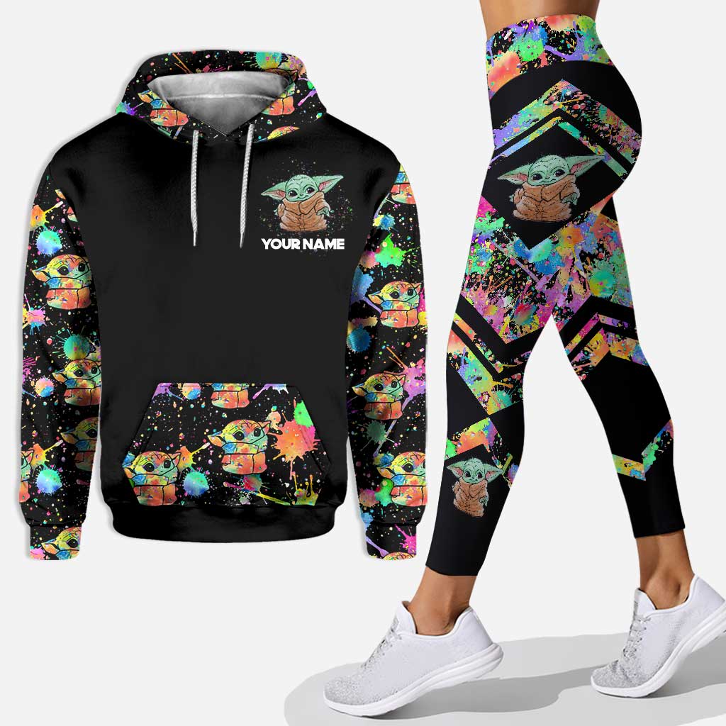 Personalized The Force Hoodie and Leggings Set for Kids Hoodie & Leggings GradoCreations