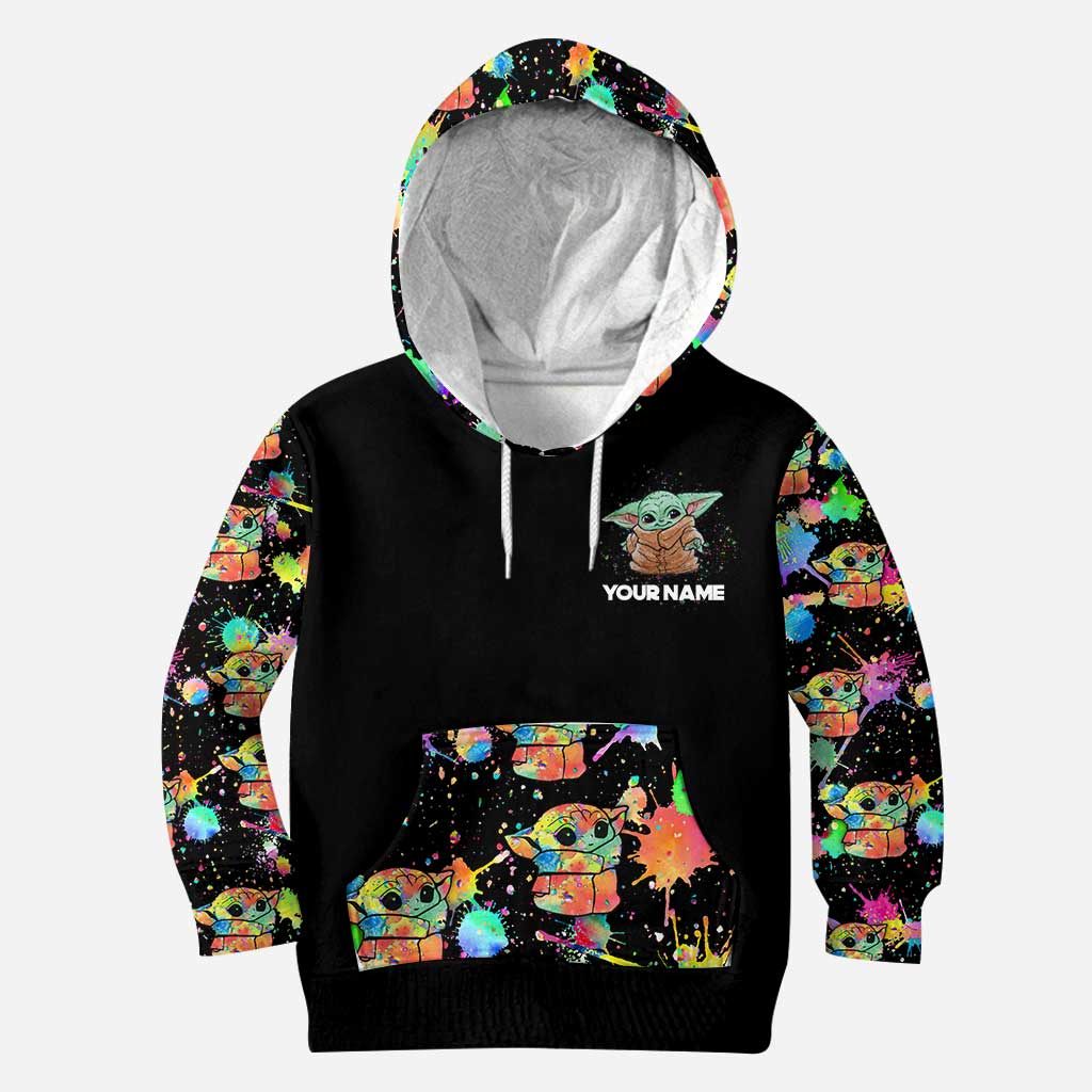Personalized The Force Hoodie and Leggings Set for Kids Hoodie & Leggings GradoCreations