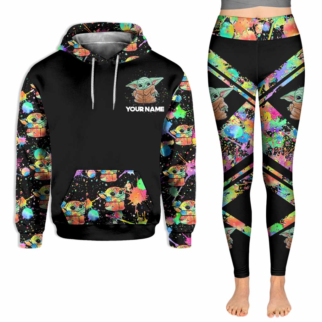 Personalized The Force Hoodie and Leggings Set for Kids Hoodie & Leggings GradoCreations