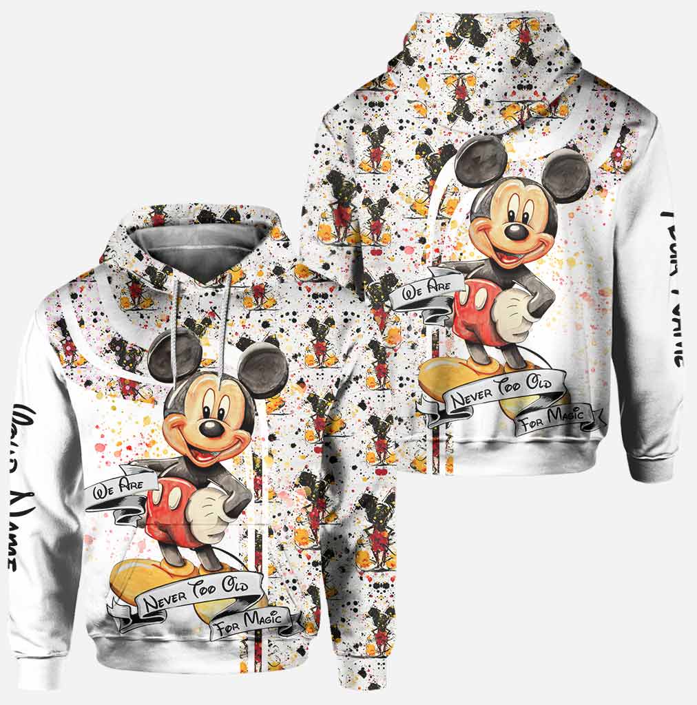 Personalized Mouse Ears Hoodie and Leggings Set for Kids, Custom Name Birthday Gift Hoodie & Leggings GradoCreations