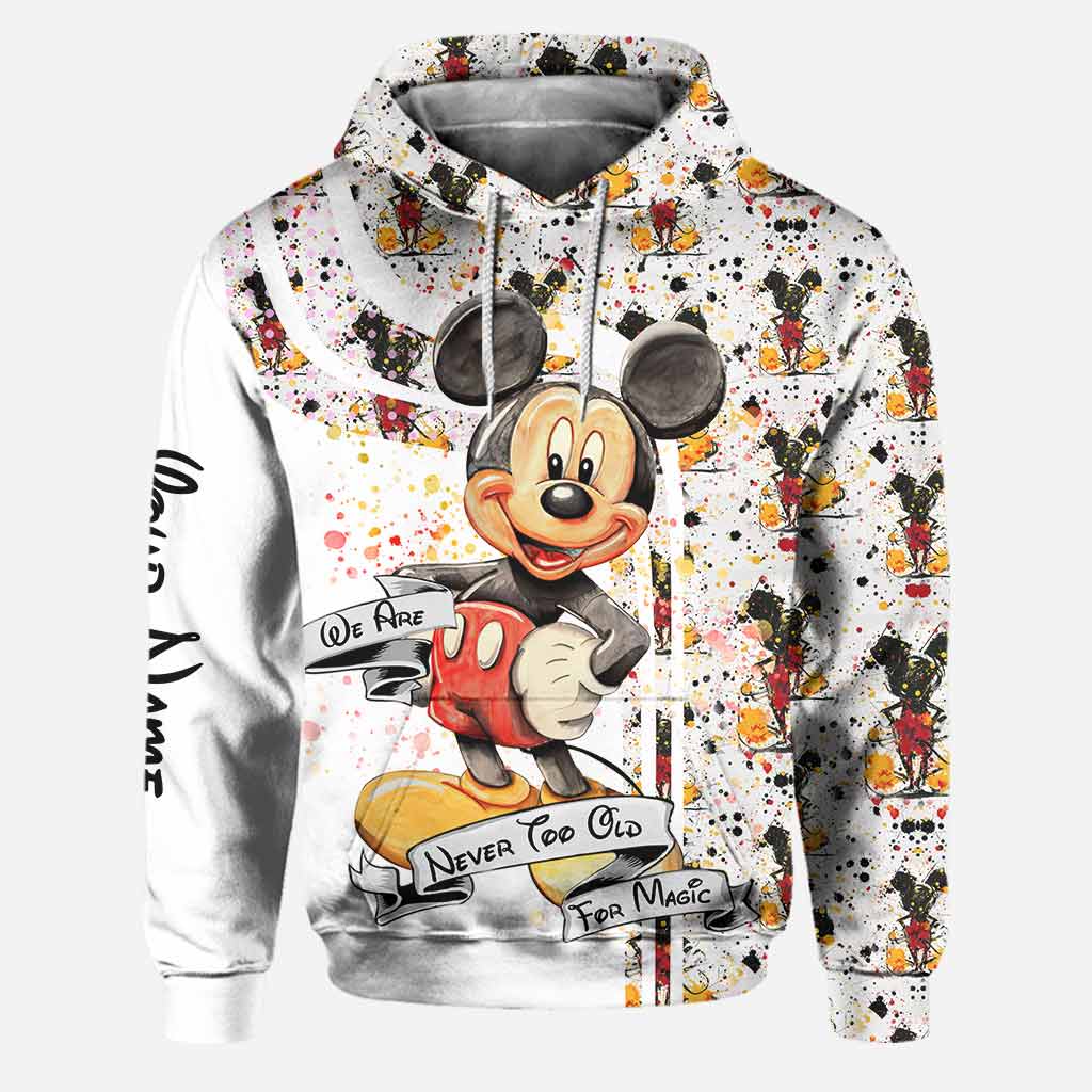 Personalized Mouse Ears Hoodie and Leggings Set for Kids, Custom Name Birthday Gift Hoodie & Leggings GradoCreations