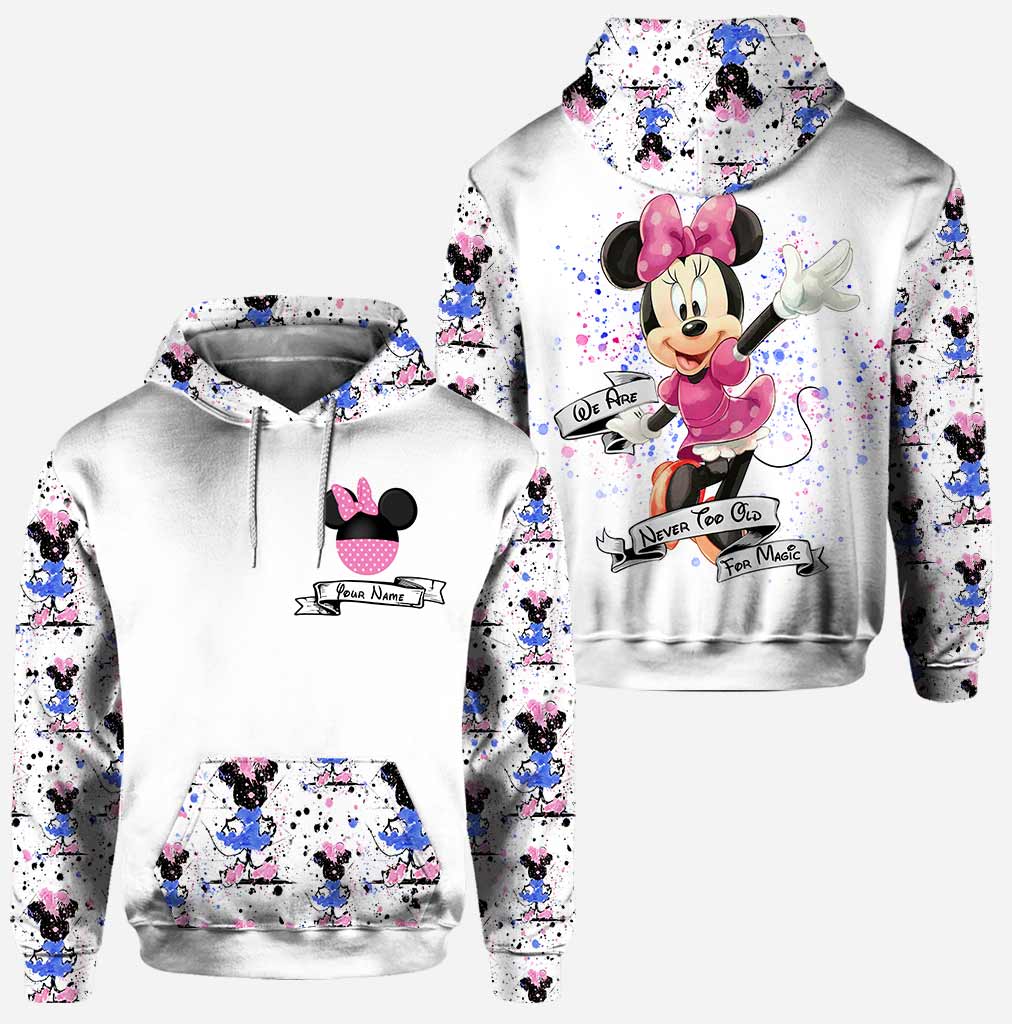 Personalized Mouse Ears Hoodie and Leggings Set for Kids Birthday Gift Hoodie & Leggings GradoCreations