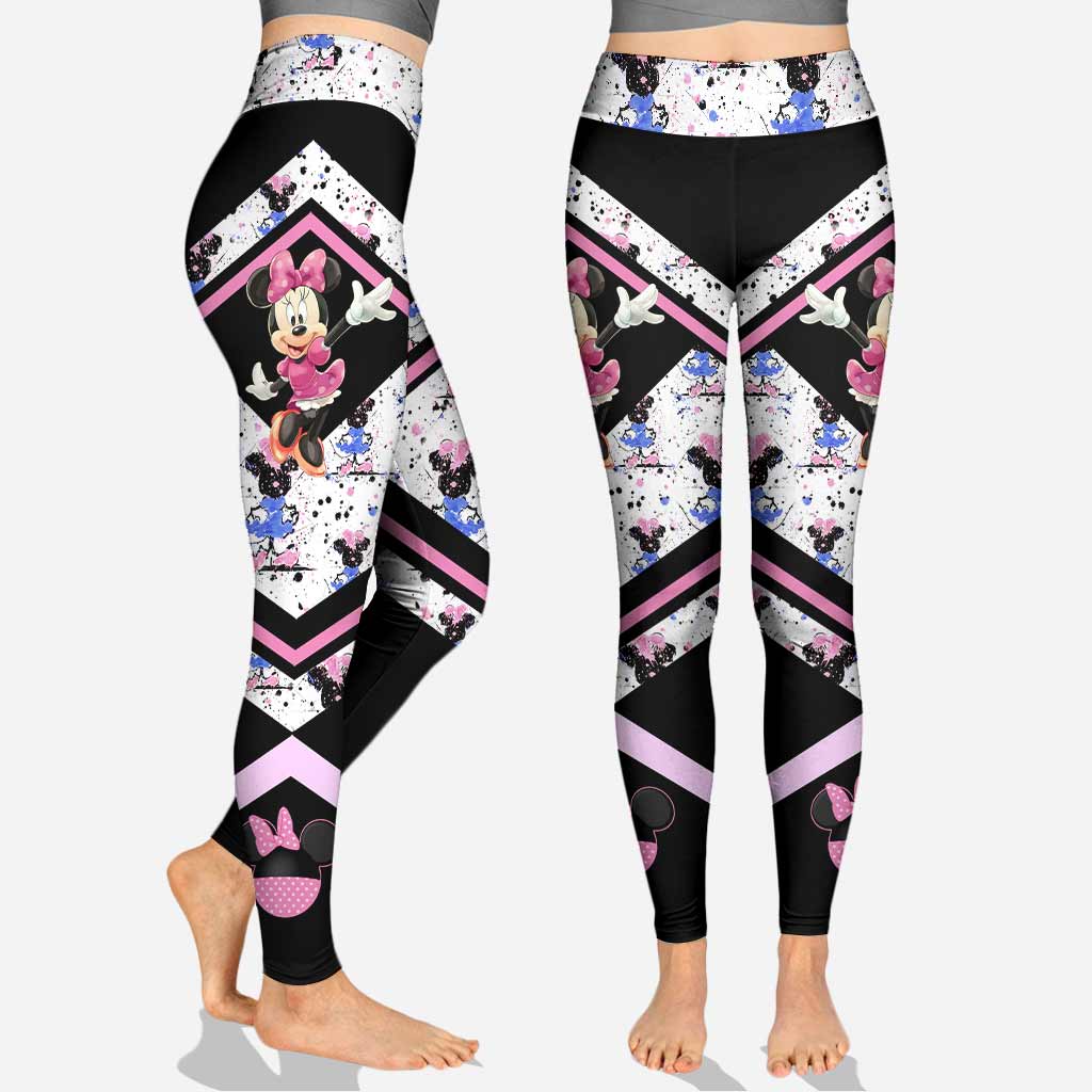 Personalized Mouse Ears Hoodie and Leggings Set for Kids Birthday Gift Hoodie & Leggings GradoCreations