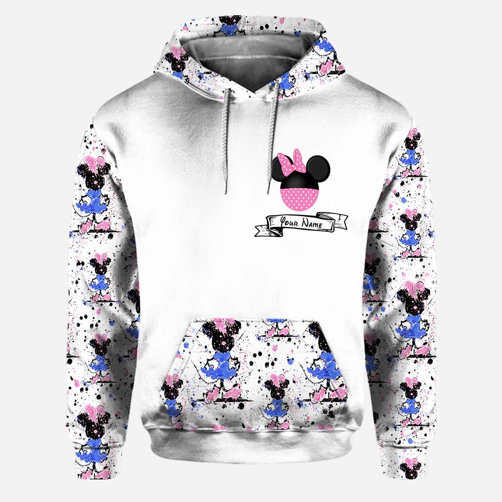 Personalized Mouse Ears Hoodie and Leggings Set for Kids Birthday Gift Hoodie & Leggings GradoCreations