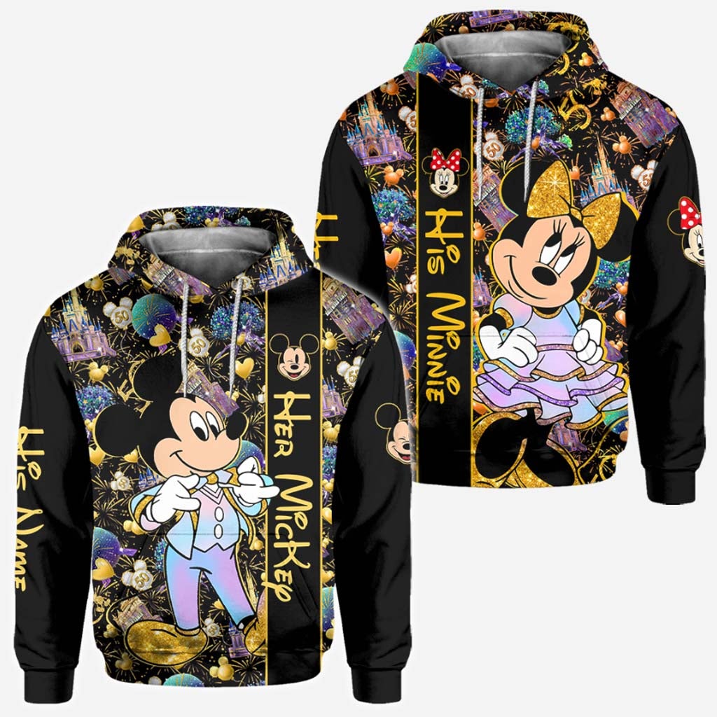Personalized All Over T-shirt and Hoodie for Couples | Engagement Gift All Over Shirt GradoCreations