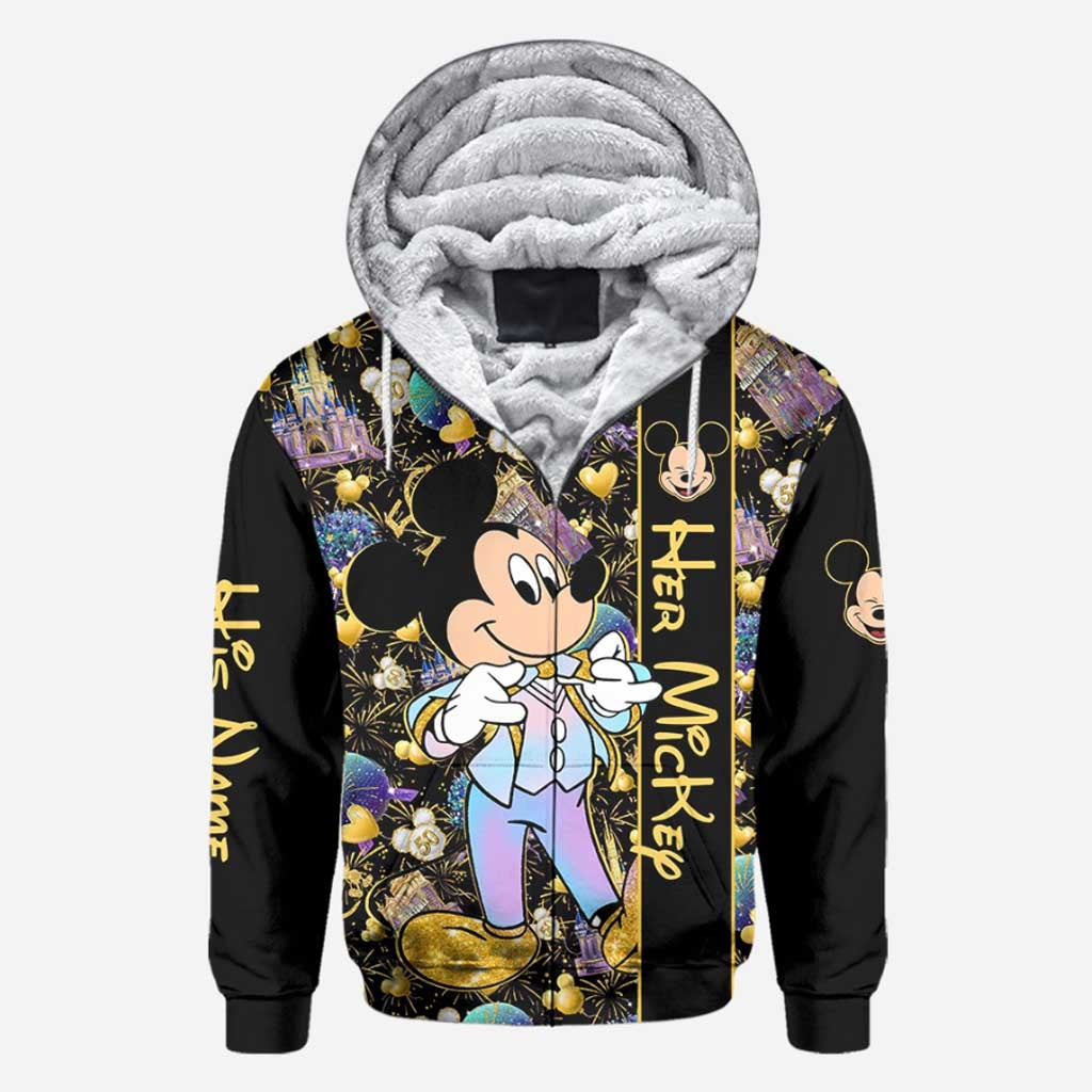 Personalized All Over T-shirt and Hoodie for Couples | Engagement Gift All Over Shirt GradoCreations