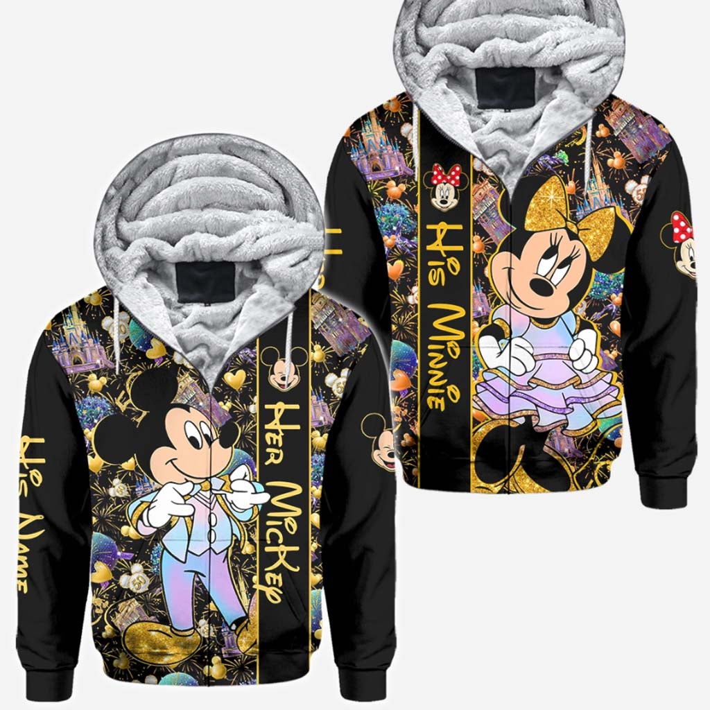 Personalized All Over T-shirt and Hoodie for Couples | Engagement Gift All Over Shirt GradoCreations