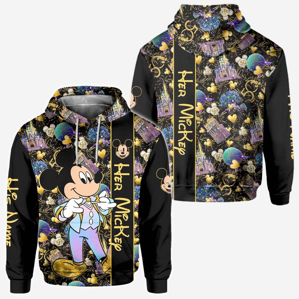 Personalized All Over T-shirt and Hoodie for Couples | Engagement Gift All Over Shirt GradoCreations