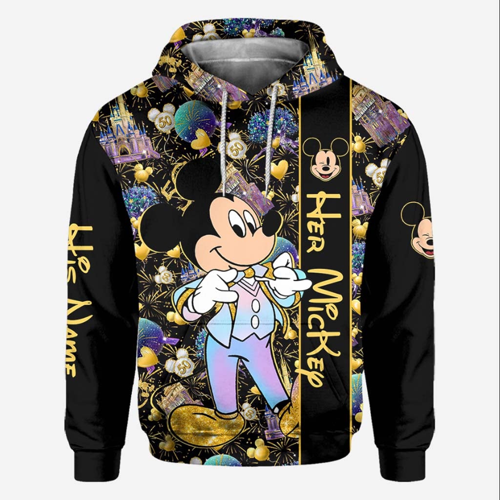 Personalized All Over T-shirt and Hoodie for Couples | Engagement Gift All Over Shirt GradoCreations