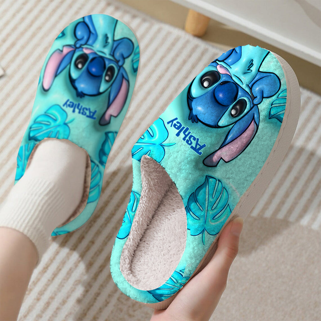 Personalized Ohana Slippers Custom Name Gift for Her Slippers GradoCreations