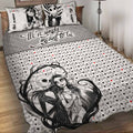 Personalized Nightmare Before Christmas Quilt Set Couples Gift Quilt Set GradoCreations