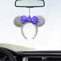 Personalized Disney 100 Mouse Car Ornament Custom Name Gift Car Ornament GradoCreations