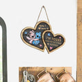Personalized Wood Heart Sign with Names - Unique Couple Gift Wood Sign GradoCreations