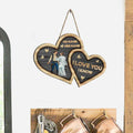 Personalized Heart Wood Sign with Custom Names for Couples Wood Sign GradoCreations