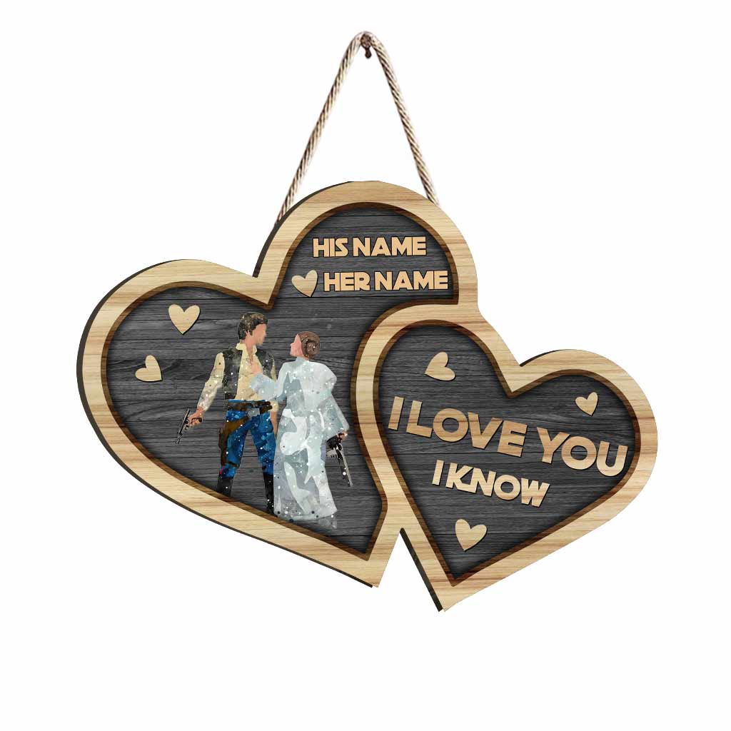 Personalized Heart Wood Sign with Custom Names for Couples Wood Sign GradoCreations