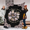 Personalized Mother's Day Blanket Custom Name Gift for Mom Blanket GradoCreations