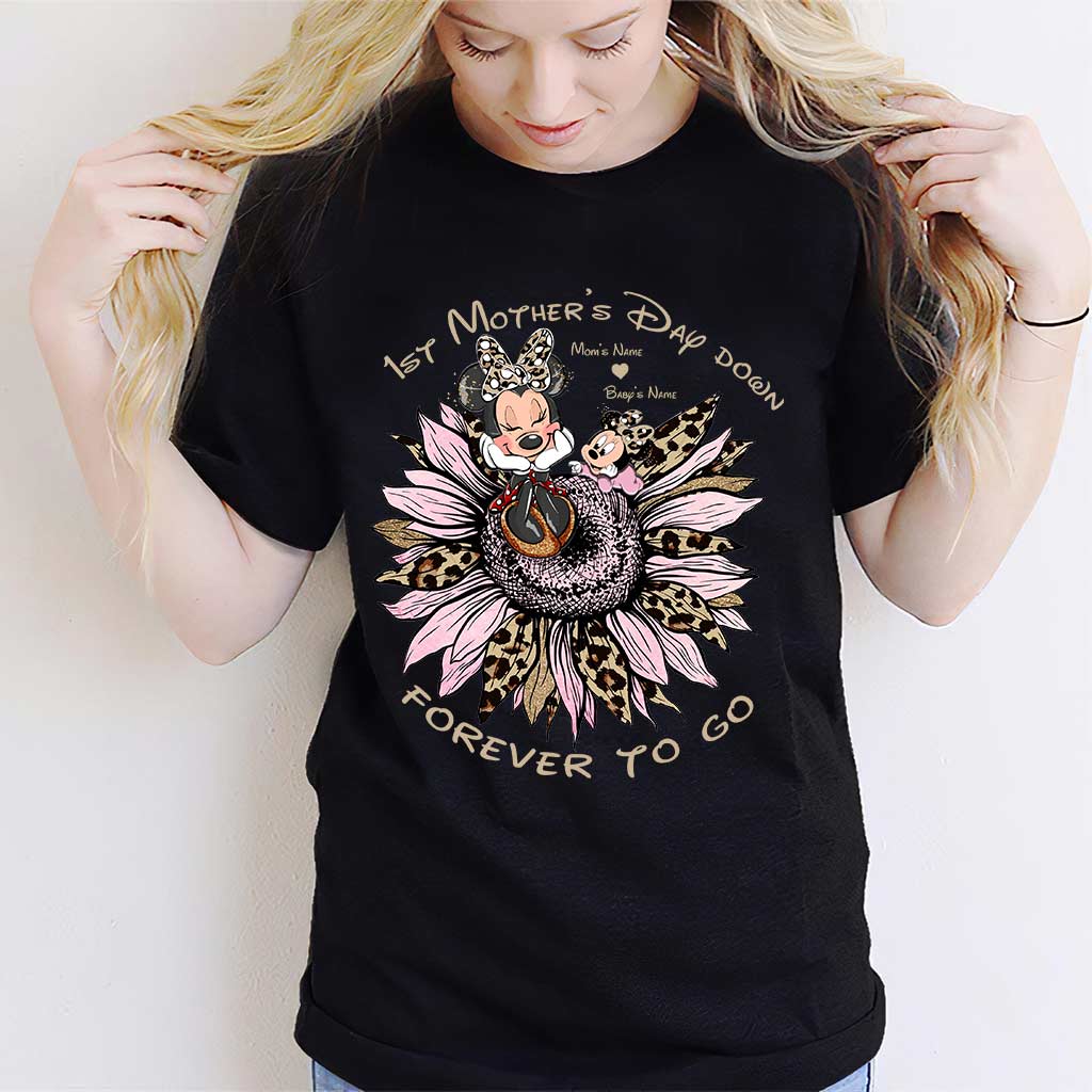 Personalized 1st Mother's Day T-Shirt & Hoodie with Names T-shirt & Hoodie GradoCreations