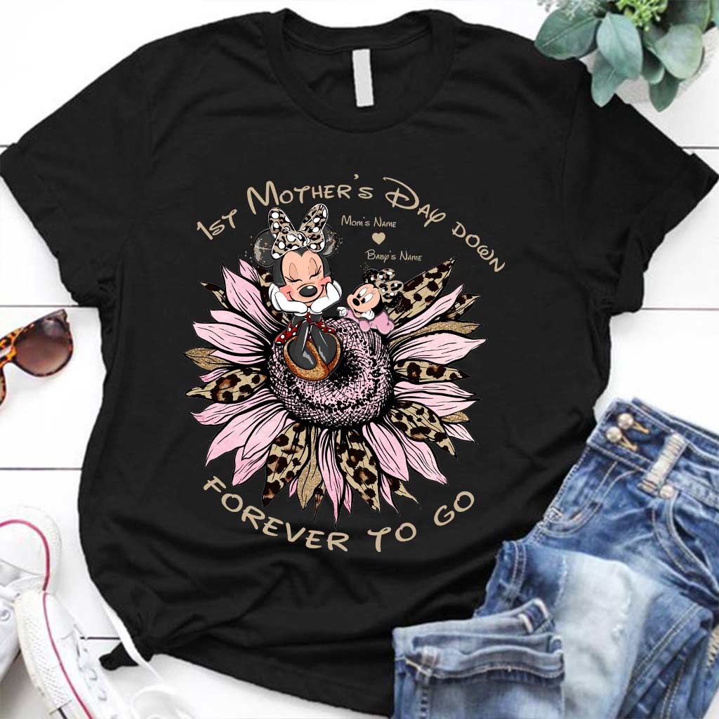 Personalized 1st Mother's Day T-Shirt & Hoodie with Names T-shirt & Hoodie GradoCreations