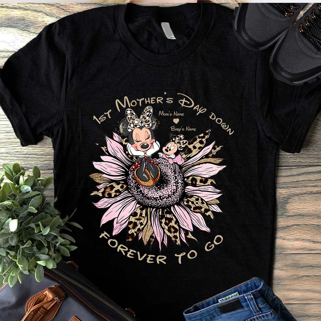 Personalized 1st Mother's Day T-Shirt & Hoodie with Names T-shirt & Hoodie GradoCreations