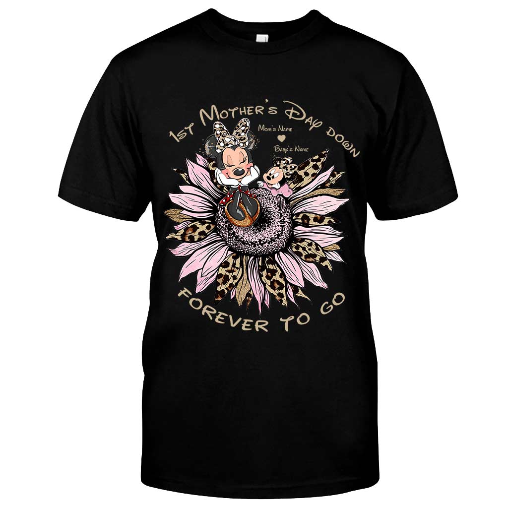 Personalized 1st Mother's Day T-Shirt & Hoodie with Names T-shirt & Hoodie GradoCreations