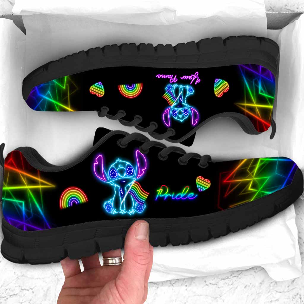 Personalized Rainbow Pride Sneakers Custom LGBT Gift Sneakers GradoCreations