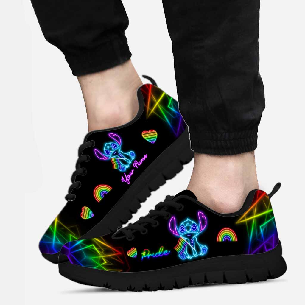 Personalized Rainbow Pride Sneakers Custom LGBT Gift Sneakers GradoCreations