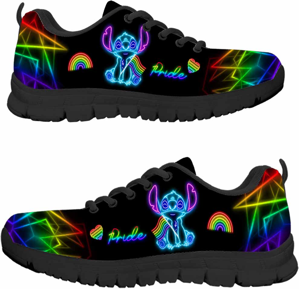 Personalized Rainbow Pride Sneakers Custom LGBT Gift Sneakers GradoCreations