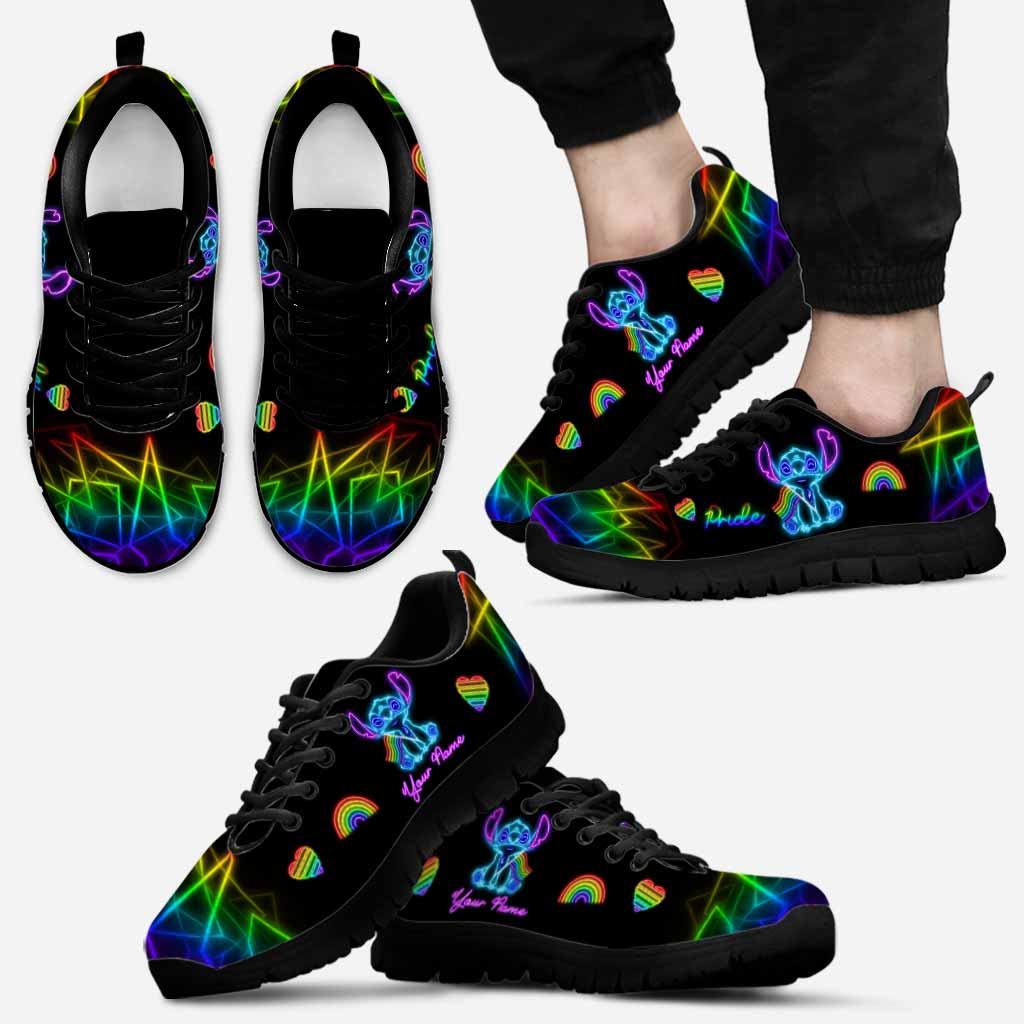 Personalized Rainbow Pride Sneakers Custom LGBT Gift Sneakers GradoCreations