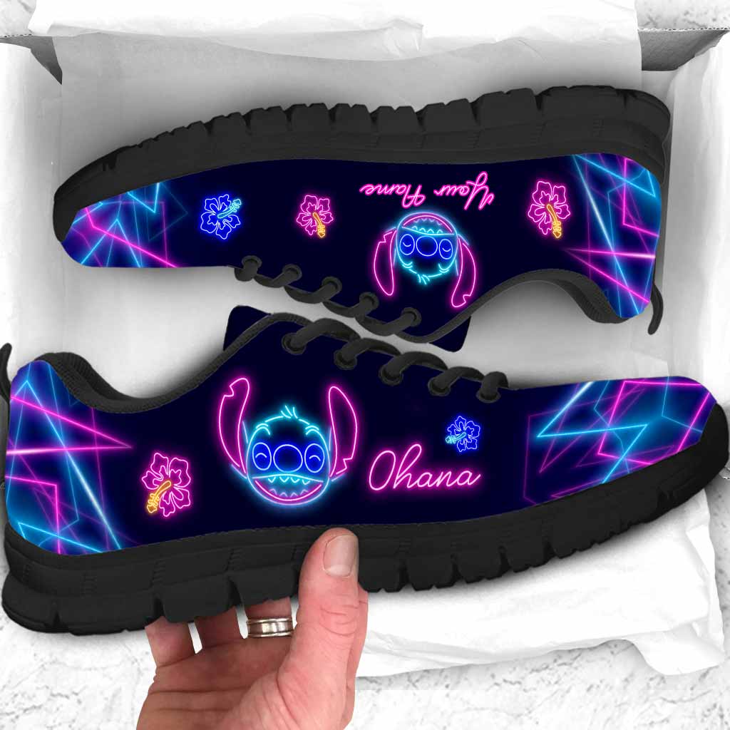 Personalized Ohana Sneakers Custom Name Gift for Summer Sneakers GradoCreations