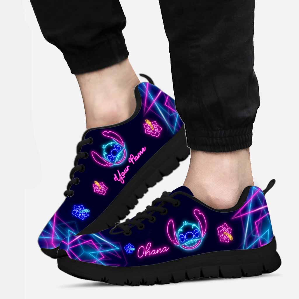 Personalized Ohana Sneakers Custom Name Gift for Summer Sneakers GradoCreations