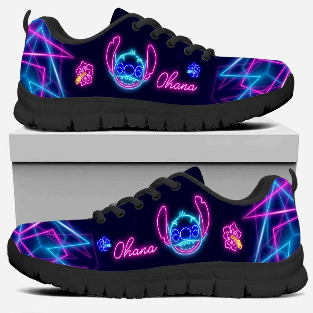 Personalized Ohana Sneakers Custom Name Gift for Summer Sneakers GradoCreations