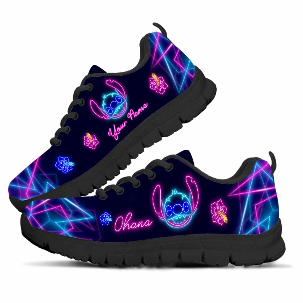 Personalized Ohana Sneakers Custom Name Gift for Summer Sneakers GradoCreations