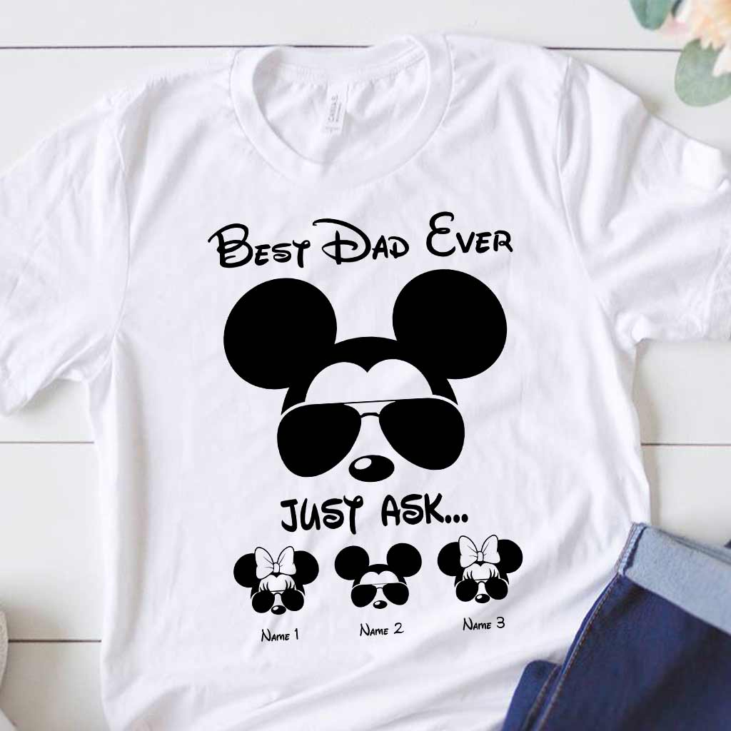Personalized Mickey Mouse T-shirt & Hoodie Gift for Dad's Day T-shirt & Hoodie GradoCreations