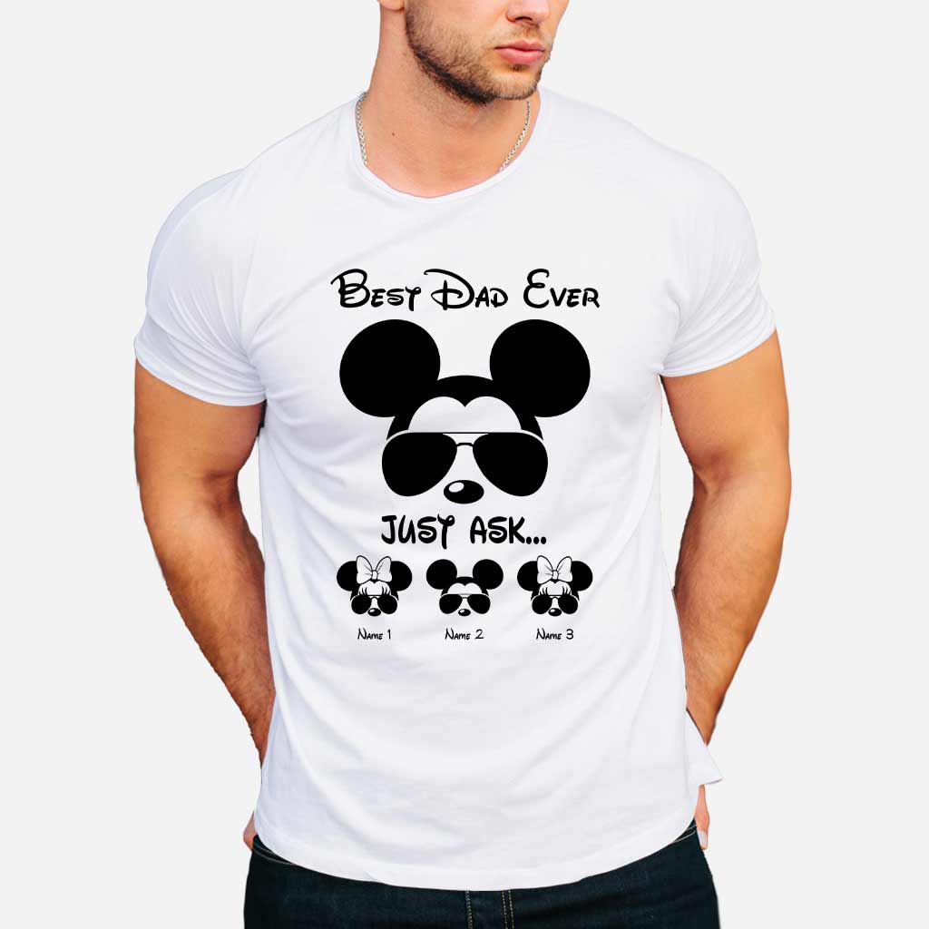 Personalized Mickey Mouse T-shirt & Hoodie Gift for Dad's Day T-shirt & Hoodie GradoCreations