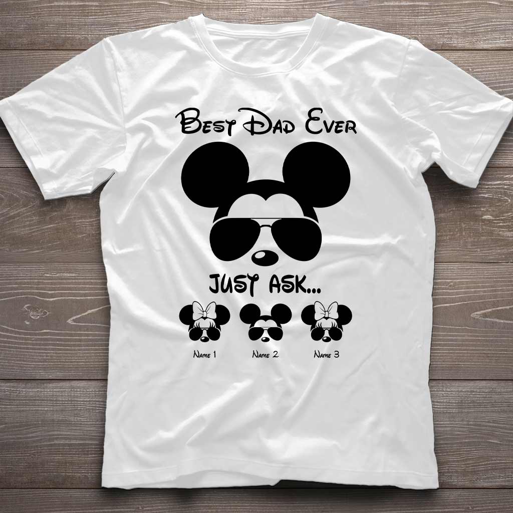 Personalized Mickey Mouse T-shirt & Hoodie Gift for Dad's Day T-shirt & Hoodie GradoCreations