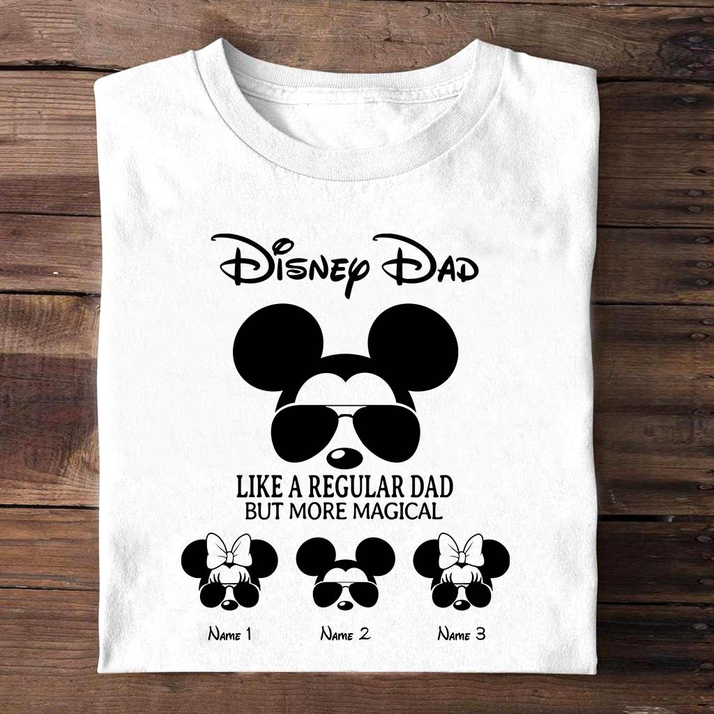 Personalized Magical Dad Mouse T-shirt & Hoodie Gift for Father's Day T-shirt & Hoodie GradoCreations