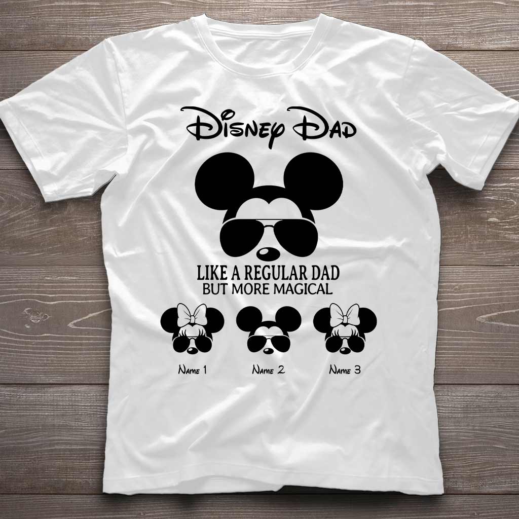 Personalized Magical Dad Mouse T-shirt & Hoodie Gift for Father's Day T-shirt & Hoodie GradoCreations