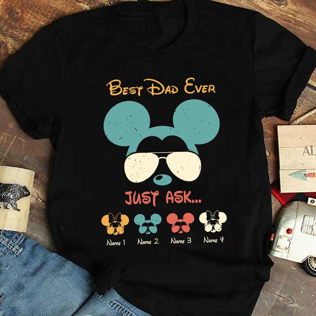 Personalized Father's Day Mouse T-Shirt & Hoodie Gift for Dad T-shirt & Hoodie GradoCreations