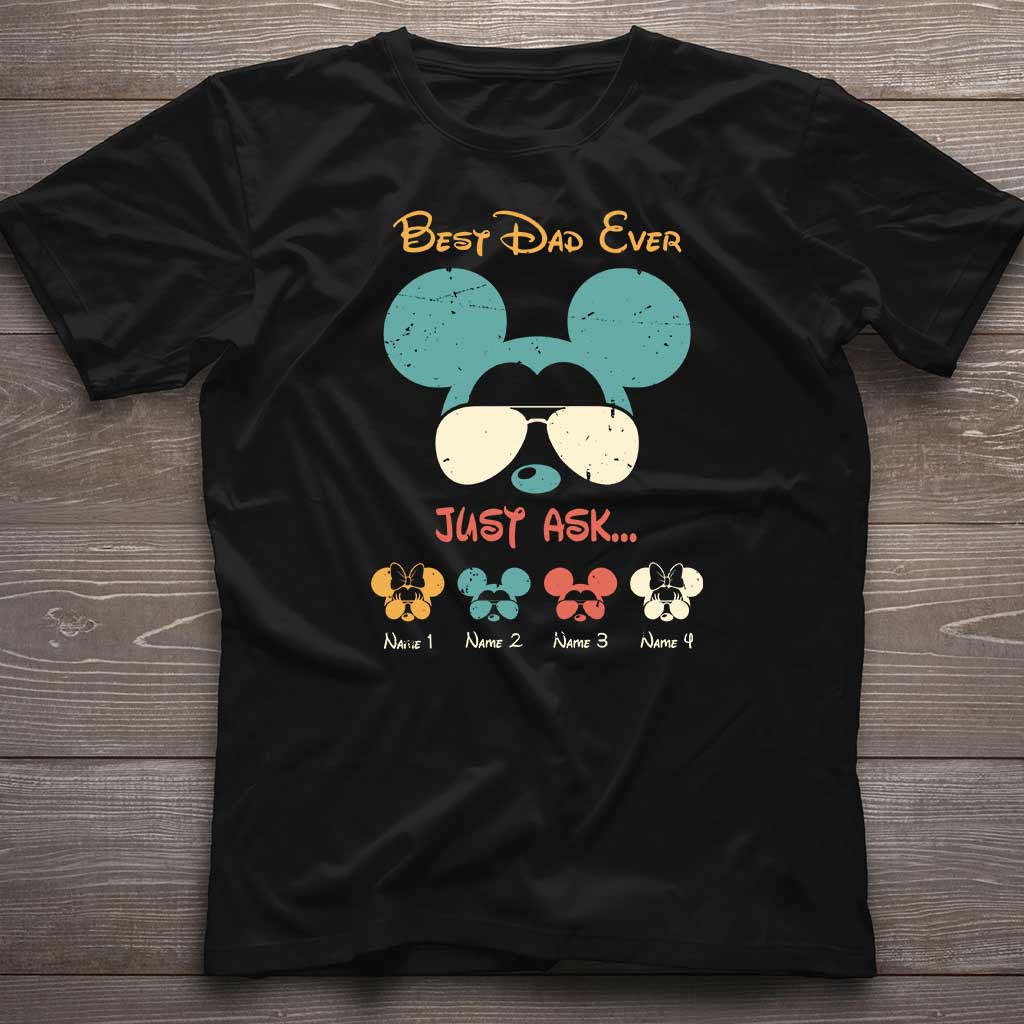 Personalized Father's Day Mouse T-Shirt & Hoodie Gift for Dad T-shirt & Hoodie GradoCreations