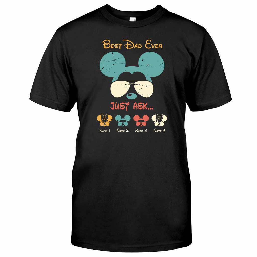 Personalized Father's Day Mouse T-Shirt & Hoodie Gift for Dad T-shirt & Hoodie GradoCreations