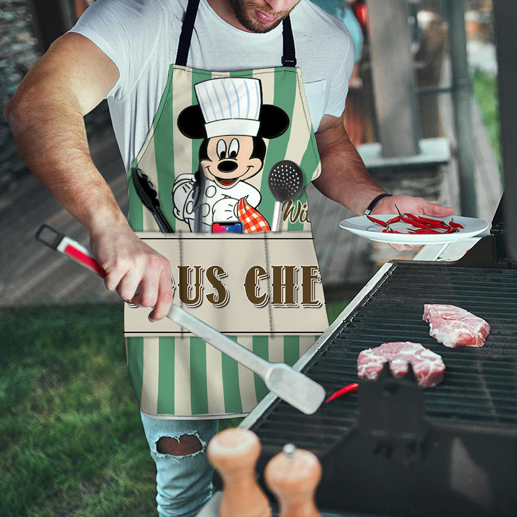 Personalized Head Chef Apron with Custom Name – Great Gift for Mom Apron GradoCreations