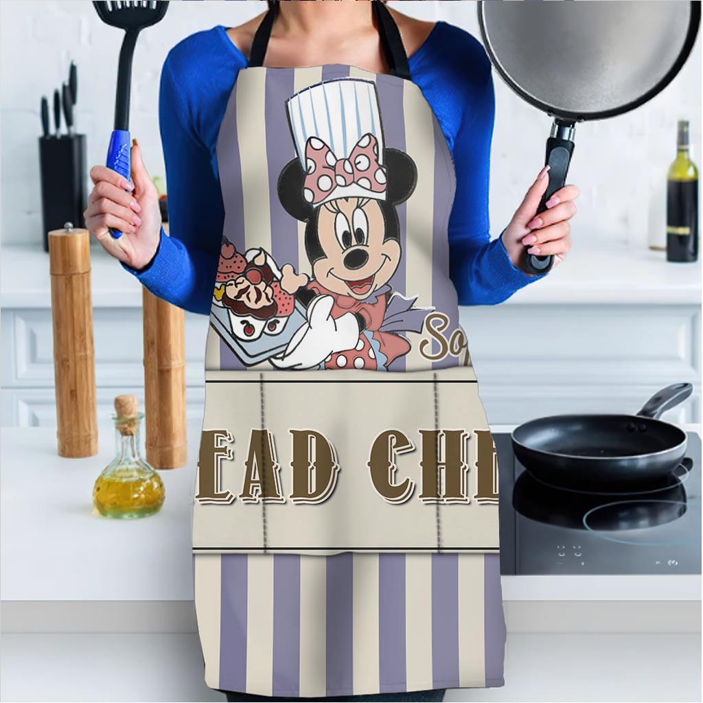 Personalized Head Chef Apron with Custom Name – Great Gift for Mom Apron GradoCreations