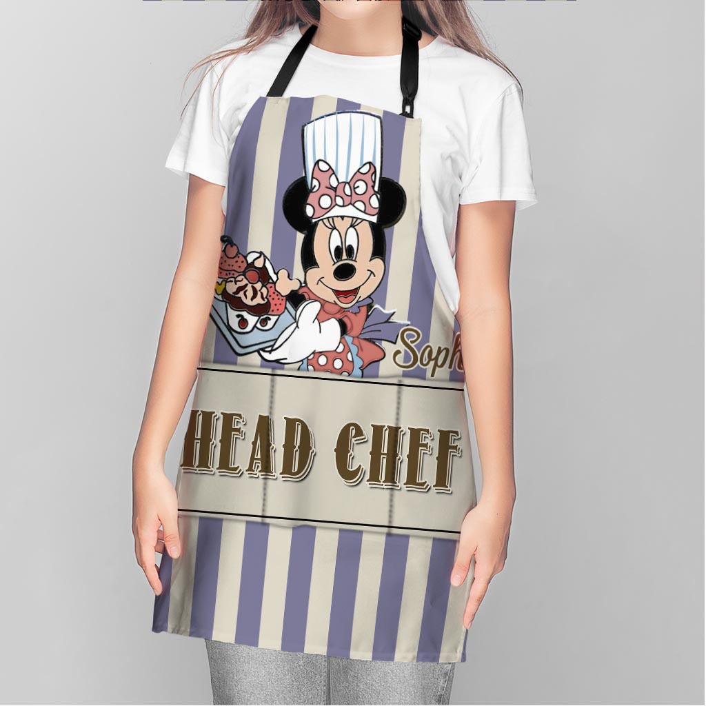 Personalized Head Chef Apron with Custom Name – Great Gift for Mom Apron GradoCreations