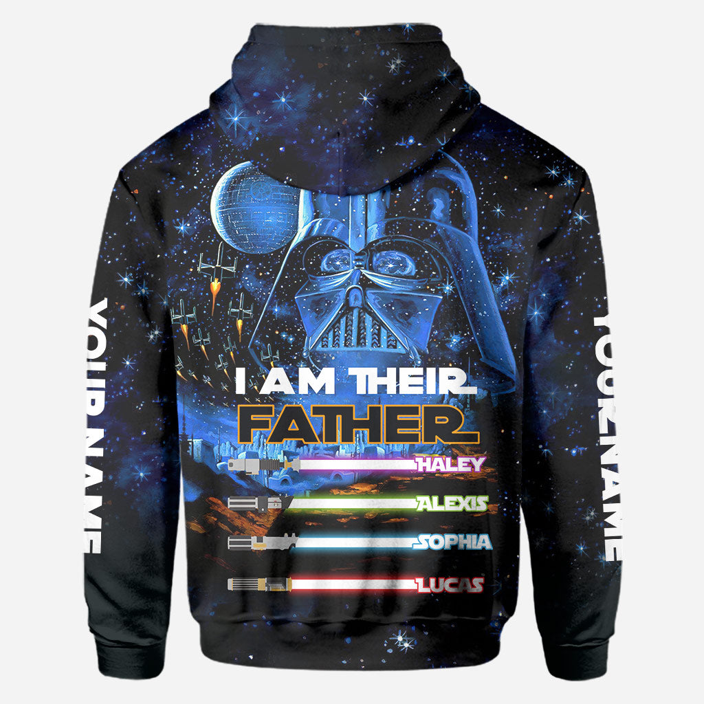 Personalized All-Over Print Hoodie Best Dad Gift for Father's Day All Over Shirt GradoCreations