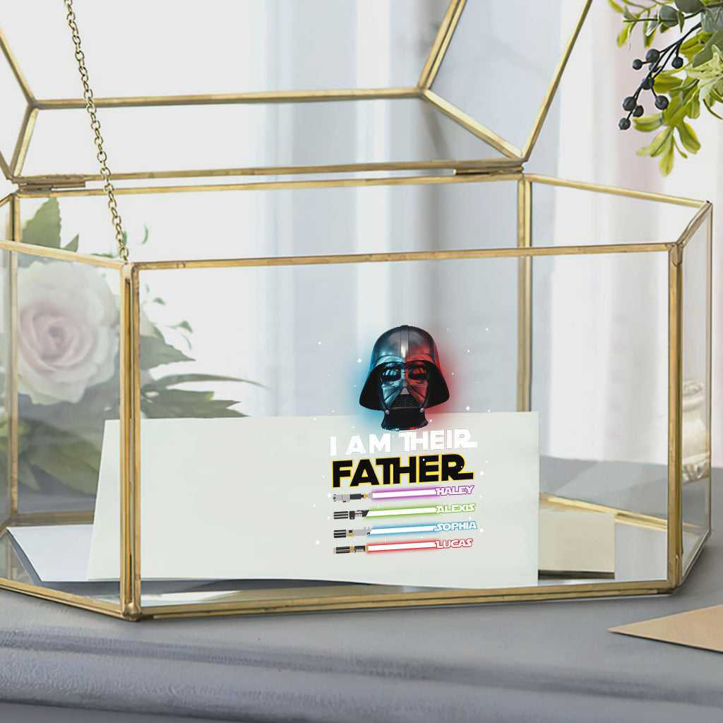 Personalized I Am Their Father Decal Gift for Dad - Custom Name Decal Full GradoCreations
