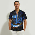 Personalized Hawaiian Shirt for Dad with Space Design | Father's Day Gift Hawaiian Shirt GradoCreations