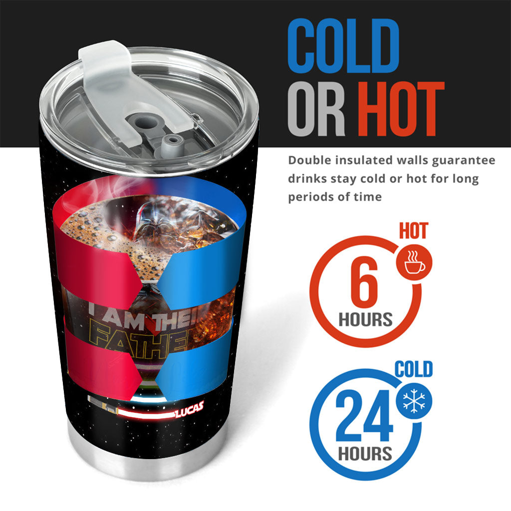 Personalized Stainless Steel Tumbler Best Dad Gift Idea Tumbler GradoCreations
