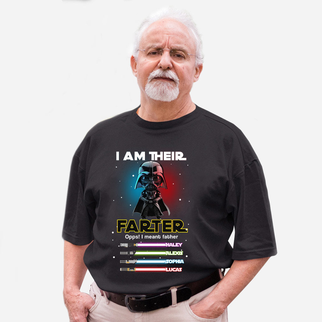 Personalized Father's Day T-shirt & Hoodie Custom Family Names Gift for Dad T-shirt & Hoodie GradoCreations
